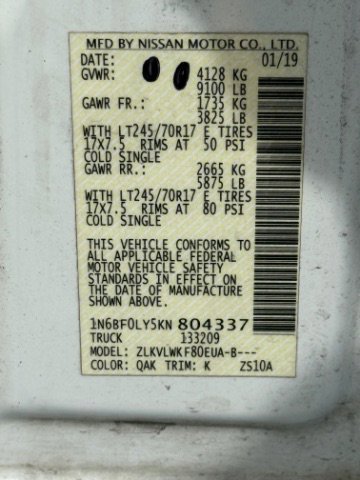 Photo 37 of 2019 Nissan Nv High for sale in Porter, TX
