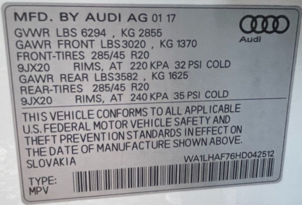 Photo 83 of 2017 Audi Q7 Quattro for sale in Tomball, TX